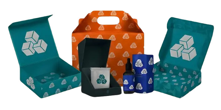 Custom boxes with logos