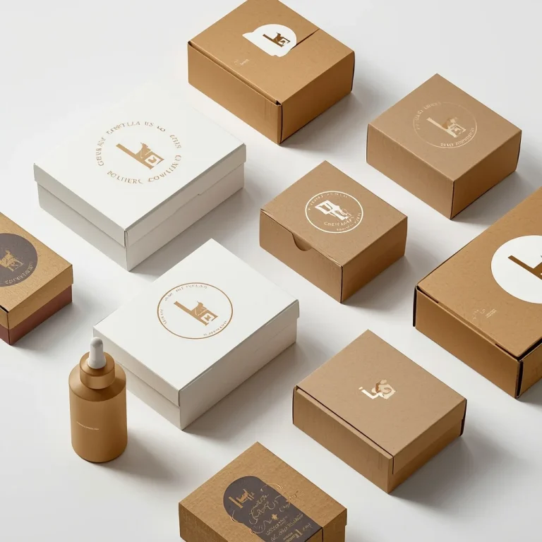 product bxoes on floor